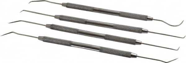 Value Collection - 4 Piece Precision Probe Set - Stainless Steel - Exact Tooling
