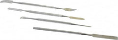 Value Collection - 4 Piece Spatula Set - Stainless Steel - Exact Tooling