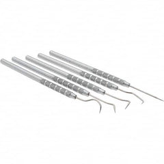 Value Collection - 5 Piece Precision Probe Set - Stainless Steel - Exact Tooling