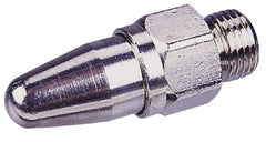 Coilhose Pneumatics - Blow Gun Safety High Volume Nozzle - 1/8 NPSM, 1.97" Hose Length - Exact Tooling