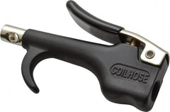 Coilhose Pneumatics - Safety Nickel Tipped Thumb Lever Blow Gun - 1/4 NPT, Zinc - Exact Tooling