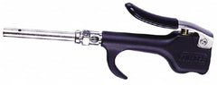 Coilhose Pneumatics - Safety Extension Tube Thumb Lever Blow Gun - 1/4 NPT, 36" Tube Length, Zinc - Exact Tooling