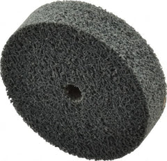 Standard Abrasives - 2" Diam, 1/4" Center Hole, Fine Grade, Silicon Carbide Deburring Wheel - Exact Tooling