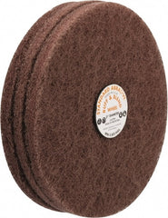 Standard Abrasives - 5" Diam, Medium Mounted Scrubber Buffing Wheel - Exact Tooling