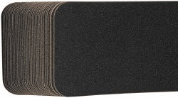 NMC - Black Solid Color Anti-Slip Vinyl Cleat - 6" Wide x 2' Long x 0.02" Thick, General Traffic - Exact Tooling