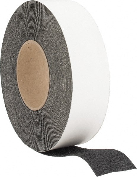 NMC - Black Solid Color Anti-Slip Vinyl Tape - 2" Wide x 60' Long x 0.05" Thick, Heavy/High Traffic - Exact Tooling