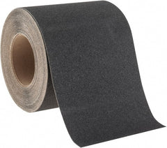 NMC - Black Solid Color Anti-Slip Vinyl Tape - 6" Wide x 60' Long x 0.02" Thick, General Traffic - Exact Tooling