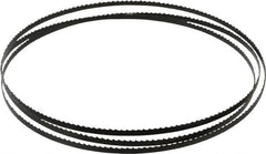 Disston - 6 TPI, 6' 8" Long x 1/4" Wide x 0.025" Thick, Welded Band Saw Blade - Carbon Steel, Toothed Edge, Raker Tooth Set, Flexible Back, Contour Cutting - Exact Tooling