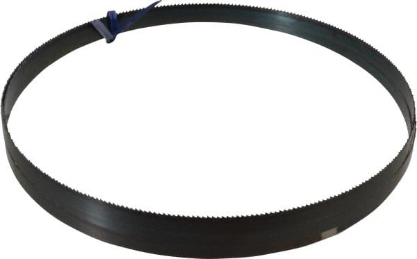Disston - 10 TPI, 7' 9" Long x 1/2" Wide x 0.025" Thick, Welded Band Saw Blade - Carbon Steel, Toothed Edge, Raker Tooth Set, Flexible Back, Contour Cutting - Exact Tooling