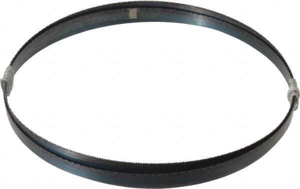 Disston - 14 TPI, 7' 9" Long x 1/2" Wide x 0.025" Thick, Welded Band Saw Blade - Carbon Steel, Toothed Edge, Raker Tooth Set, Flexible Back, Contour Cutting - Exact Tooling