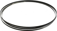 Disston - 14 TPI, 7' 9" Long x 1/4" Wide x 0.025" Thick, Welded Band Saw Blade - Carbon Steel, Toothed Edge, Raker Tooth Set, Flexible Back, Contour Cutting - Exact Tooling