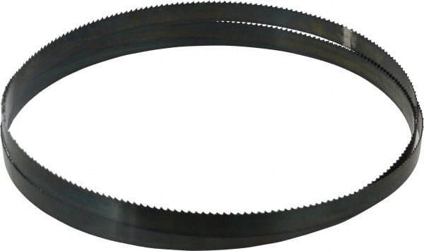 Disston - 6 TPI, 9' Long x 3/4" Wide x 0.032" Thick, Welded Band Saw Blade - Carbon Steel, Toothed Edge, Raker Tooth Set, Flexible Back, Contour Cutting - Exact Tooling