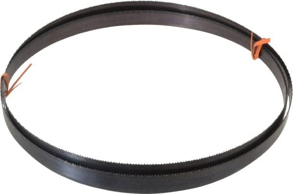 Disston - 10 TPI, 10' Long x 3/4" Wide x 0.032" Thick, Welded Band Saw Blade - Carbon Steel, Toothed Edge, Raker Tooth Set, Flexible Back, Contour Cutting - Exact Tooling