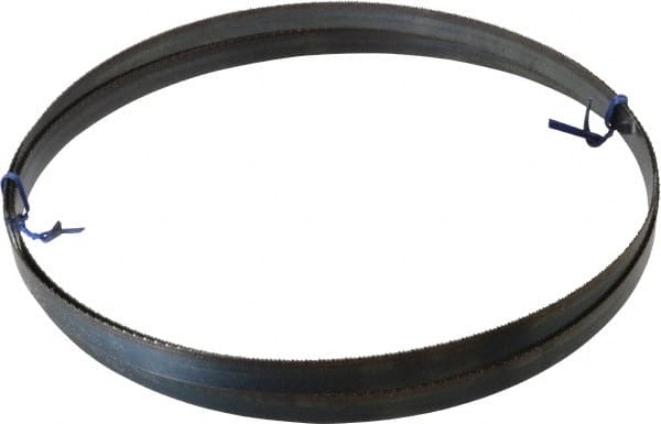Disston - 14 TPI, 10' Long x 3/4" Wide x 0.032" Thick, Welded Band Saw Blade - Carbon Steel, Toothed Edge, Raker Tooth Set, Flexible Back, Contour Cutting - Exact Tooling