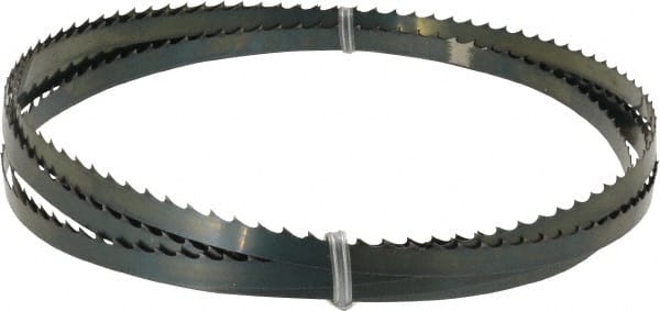 Disston - 3 TPI, 12' 6" Long x 1/2" Wide x 0.025" Thick, Welded Band Saw Blade - Carbon Steel, Toothed Edge, Raker Tooth Set, Flexible Back, Contour Cutting - Exact Tooling