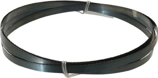 Disston - 14 TPI, 12' 6" Long x 1/2" Wide x 0.025" Thick, Welded Band Saw Blade - Carbon Steel, Toothed Edge, Raker Tooth Set, Flexible Back, Contour Cutting - Exact Tooling