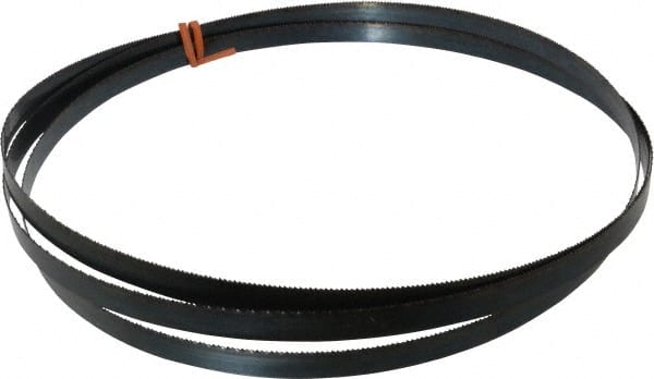 Disston - 10 TPI, 12' 6" Long x 3/4" Wide x 0.032" Thick, Welded Band Saw Blade - Carbon Steel, Toothed Edge, Raker Tooth Set, Flexible Back, Contour Cutting - Exact Tooling