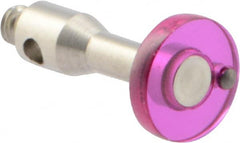 Renishaw - 0.24 Inch Ball Diameter, Stainless Steel Stem, M2 Thread, Ruby Point Disc Tip CMM Stylus - 1.2 mm Working Length, 0.0787 Inch Stem Diameter, 10 mm Overall Length - Exact Tooling