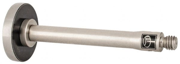 Renishaw - 1/2 Inch Ball Diameter, Stainless Steel Stem, M3 Thread, Steel Point Disc Tip CMM Stylus - 2.2 mm Working Length, 0.1378 Inch Stem Diameter, 30.8 mm Overall Length - Exact Tooling