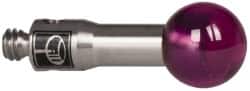 Renishaw - 0.1969 Inch Ball Diameter, Stainless Steel Stem, M2 Thread, Ruby Point Ball Tip CMM Stylus - 0.3937 Inch Working Length, 0.0984 Inch Stem Diameter, 0.3937 Inch Overall Length - Exact Tooling