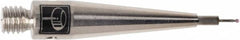 Renishaw - 0.0197 Inch Ball Diameter, Carbide Stem, M3 Thread, Ruby Point Ball Tip CMM Stylus - 0.0787 Inch Working Length, 0.02 Inch Stem Diameter, 0.8268 Inch Overall Length - Exact Tooling
