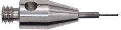 Renishaw - 0.0118 Inch Ball Diameter, Carbide Stem, M2 Thread, Ruby Point Ball Tip CMM Stylus - 0.0787 Inch Working Length, 0.01 Inch Stem Diameter, 0.3937 Inch Overall Length - Exact Tooling