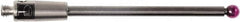 Renishaw - 0.0787 Inch Ball Diameter, Carbide Stem, M2 Thread, Ruby Point Ball Tip CMM Stylus - 0.8858 Inch Working Length, 0.0591 Inch Stem Diameter, 1.1811 Inch Overall Length - Exact Tooling