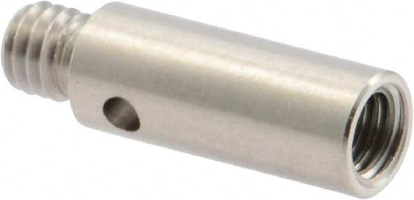 Renishaw - M3 Female and Male Connection, 0.1575 Inch Stem Diameter, Stainless Steel, CMM Stylus Extension - 0.3937 Inch Overall Length, For Use with M3 Threaded Stylus Range - Exact Tooling