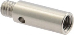 Renishaw - M3 Female and Male Connection, 0.1575 Inch Stem Diameter, Stainless Steel, CMM Stylus Extension - 0.3937 Inch Overall Length, For Use with M3 Threaded Stylus Range - Exact Tooling