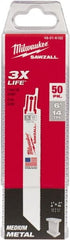 Milwaukee Tool - Steel Reciprocating Saw Blade - Exact Tooling