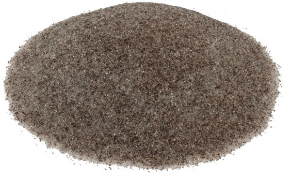 Value Collection - Medium Grade Angular Aluminum Oxide/ Glass Bead Mix - 80 to 100 Grit, 9 Max Hardness, 50 Lb Box - Exact Tooling