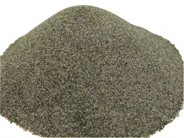 Made in USA - Fine Grade Angular Aluminum Oxide - 320 Grit, 9 Max Hardness, 50 Lb Box - Exact Tooling