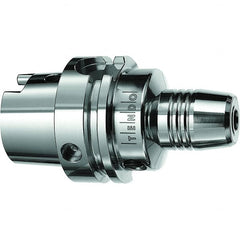 Schunk - HSK63A Taper Shank, 8mm Hole Diam, Hydraulic Tool Holder/Chuck - 24mm Nose Diam, 70mm Projection, 24.1mm Clamp Depth, 25,000 RPM, Through Coolant - Exact Tooling
