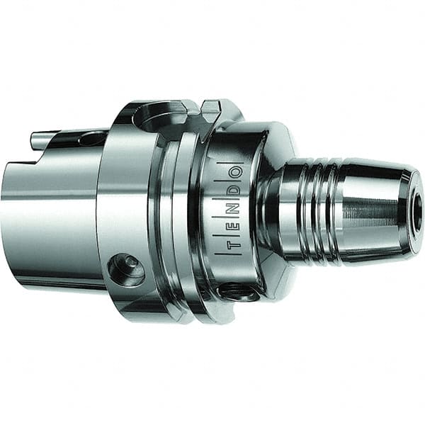 Schunk - HSK63A Taper Shank, 1/4" Hole Diam, Hydraulic Tool Holder/Chuck - 26mm Nose Diam, 64mm Projection, 37mm Clamp Depth, 25,000 RPM, Through Coolant - Exact Tooling