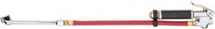 Acme - 120 Max psi Open Check Zinc Inflator Gauge - Dual Foot Chuck, 1/4 FPT, 10 to 120 psi Pressure Range - Exact Tooling