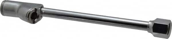 Acme - Closed Check Brass Air Chuck Extension - Straight Dual Foot Chuck, 1/4 FPT - Exact Tooling