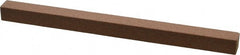 Norton - 4" Long x 1/4" Wide x 1/4" Thick, Aluminum Oxide Sharpening Stone - Square - Exact Tooling
