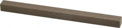 Norton - 4" Long x 1/4" Wide x 1/4" Thick, Aluminum Oxide Sharpening Stone - Square - Exact Tooling