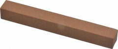 Norton - 4" Long x 1/2" Wide x 1/2" Thick, Aluminum Oxide Sharpening Stone - Square - Exact Tooling