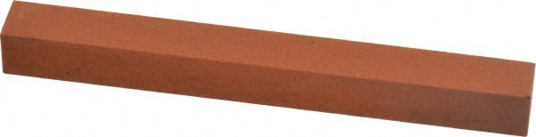 Norton - 4" Long x 3/8" Wide x 3/8" Thick, Aluminum Oxide Sharpening Stone - Square - Exact Tooling