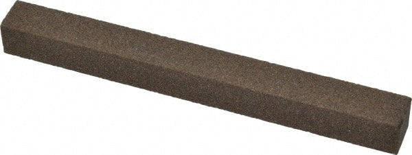 Norton - 4" Long x 3/8" Wide x 3/8" Thick, Aluminum Oxide Sharpening Stone - Square - Exact Tooling