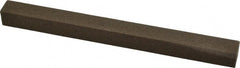 Norton - 6" Long x 1/2" Wide x 1/2" Thick, Aluminum Oxide Sharpening Stone - Square, Coarse Grade - Exact Tooling