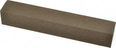 Norton - 6" Long x 1" Wide x 1" Thick, Aluminum Oxide Sharpening Stone - Square, Coarse Grade - Exact Tooling
