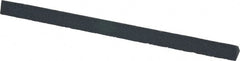 Norton - 4" Long x 1/4" Wide x 1/4" Thick, Silicon Carbide Sharpening Stone - Triangle, Fine Grade - Exact Tooling