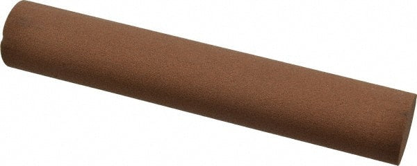 Norton - 6" Long x 1" Diam x 1" Thick, Aluminum Oxide Sharpening Stone - Round, Medium Grade - Exact Tooling