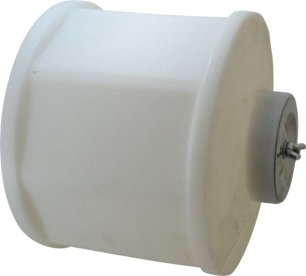 Made in USA - 10-1/2" Overall Height, 10-3/4" OD Rotary Tumbler Barrel - 2-1/2 Gal Capacity - Exact Tooling