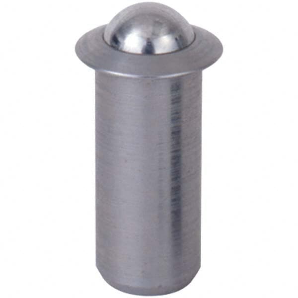TE-CO - Press-Fit Ball Plungers Body Diameter (Decimal Inch): 0.2500 Body Length (Decimal Inch): 0.5240 - Exact Tooling