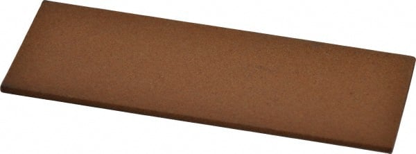 Norton - 4-1/2" Long x 1-3/4" Diam x 1/4" Thick, Aluminum Oxide Sharpening Stone - Round, Medium Grade - Exact Tooling