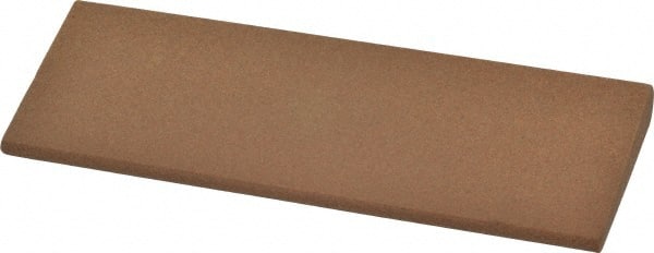 Norton - 4-1/2" Long x 1-3/4" Diam x 3/8" Thick, Aluminum Oxide Sharpening Stone - Round, Medium Grade - Exact Tooling