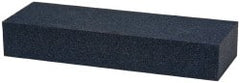 Norton - 6" Long x 2" Wide x 1" Thick, Silicon Carbide Sharpening Stone - Rectangle, Medium Grade - Exact Tooling